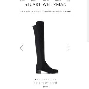 Stuart Weitzman Reserve over the knee boot